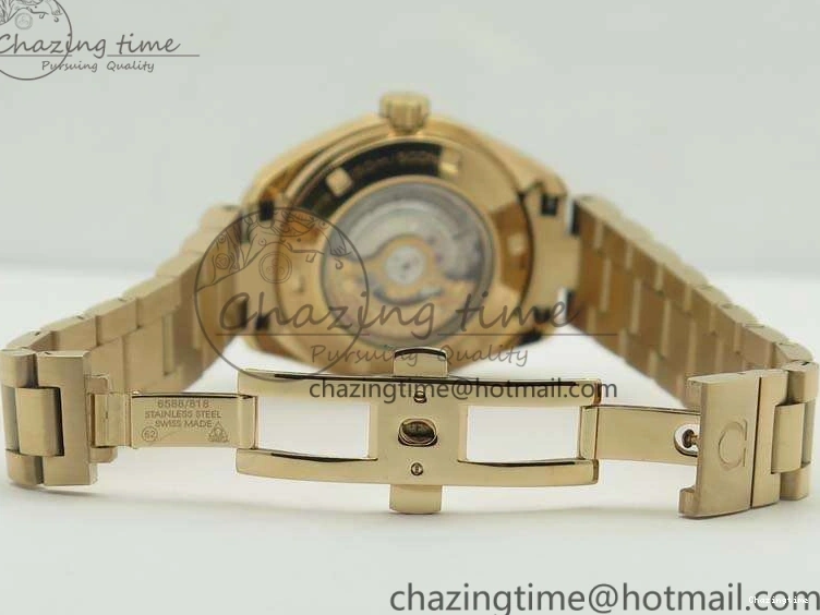 0317 Timeless Aqua Terra Ladies 35mm RG V6F Best Edition White MOP Dial On RG Bracelet A 8102